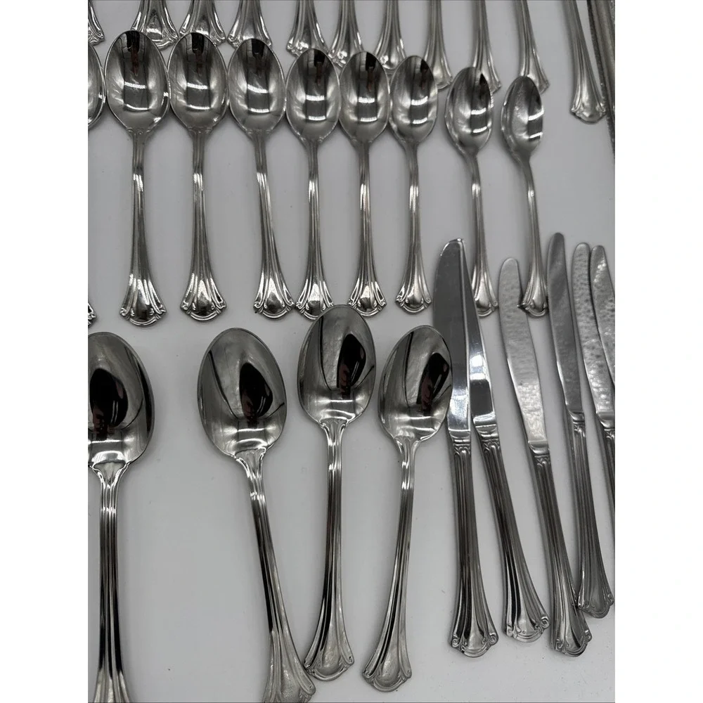 RSVP Stainless TM‎ 18/10 INDONESIA 84 pieces flatware set Mixed European Style